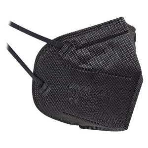 Maszk, FFP2, 5 r&eacute;tegű, 20 db, fekete (ME1035)