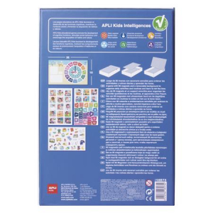 APLI Mágneses készségfejlesztő készlet, 96 db,  Kids "Magnets", az órák (LCA18573)