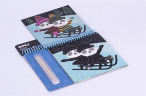 APLI K&eacute;pkarcol&oacute; f&uuml;zet,  Kids "Magic Scratch", t&eacute;li m&oacute;ka (LCA16524)