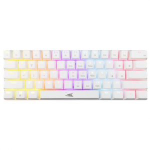 Baracuda DOLPHIN-W - Mechanikus gamer billentyűzet piros kapcsolóval - Fehér - US kiosztás (BGK-03211W/R-US)