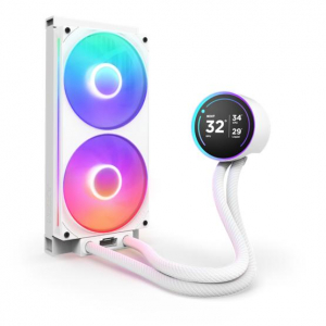 NZXT Fan  - Kraken Elite 280 RGB V2 - V&iacute;zhűt&eacute;s - 280mm - Feh&eacute;r - (RL-KR28E-W2)