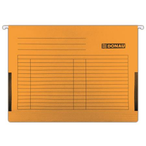 DONAU F&uuml;ggőmappa, oldalv&eacute;delemmel, karton, A4, , narancs (D7420N25)