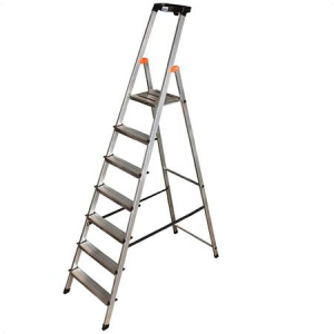 Krause &Aacute;ll&oacute;l&eacute;tra, 7 l&eacute;pcsőfokos, alum&iacute;nium,  Safety (UL05)