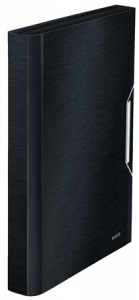 Leitz Harmonikamappa, A4, PP, 6 rekeszes,  "Style", szat&eacute;nfekete (E39570094)