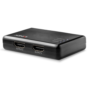 Lindy Splitter HDMI, UHD 4K, 10.2G, 2 Port, Kompakt (38357)