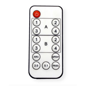 Roline M&aacute;trix Switch, 4K HDMI, 4 x 2, Remote Controllal (14.01.3579-1)