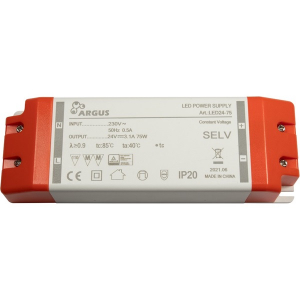 Argus LED driver, LED24-75, 24V, 75W (88882208)