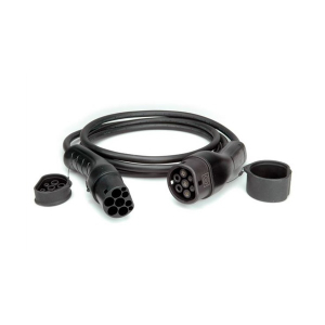 Roline EV K&aacute;bel, Elektromos aut&oacute; t&ouml;ltő k&aacute;bel, Type2, 1 f&aacute;zis&uacute;, 7,4 kW, 3m, fekete (19.08.0003-4)