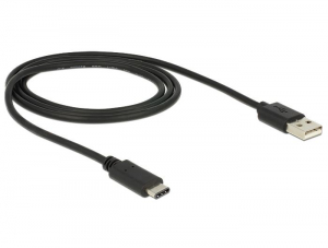 Delock 83600 USB Type-C (USB-C) 2.0 --> USB 2.0 A M/M 1m kábel