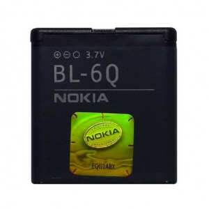 Nokia BL-6Q 970 mAh Li-ion akkumulátor (gyári,csomagolás nélkül)