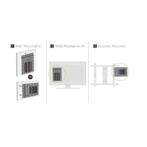 Roline LCD TV/Monitorhoz m&eacute;dia player tart&oacute;, nagy (340 x 224 mm) (17.03.0033-10)