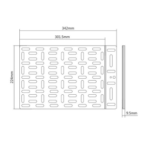 Roline LCD TV/Monitorhoz m&eacute;dia player tart&oacute;, nagy (340 x 224 mm) (17.03.0033-10)