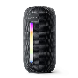 OMEGA Hangszóró 10W Bluetooth V5.1, hordozható, RMS, RGB, fekete (OGQ156)