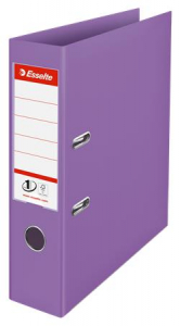 Esselte Iratrendező, 75 mm, A4, PP, &eacute;lv&eacute;dő s&iacute;nnel,  "Colour`Breeze", levendula (E628432)