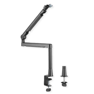 Roline Mikrofon &aacute;llv&aacute;ny, asztali, Professzion&aacute;lis, Aluminium, Gamereknek &eacute;s tartalomgy&aacute;rt&oacute;knak (17.03.0117-5)