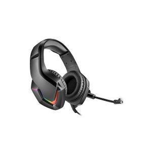 VARR Gaming Fejhallgat&oacute;, RGB, 50mm mikrofonnal, 3,5mm Jack, USB, gamer, fekete (VH8050)