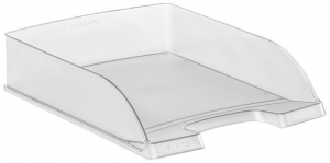 Leitz Iratt&aacute;lca, műanyag,  "Plus", &aacute;ttetsző feh&eacute;r (E52272003)