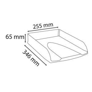 Exacompta Iratt&aacute;lca, műanyag,  "COMBO Styli Skandi", nude (EX11131D)
