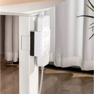 Value Szor&iacute;t&oacute; h&aacute;l&oacute;zati eloszt&oacute; asztali tart&oacute;, asztal l&aacute;bra szor&iacute;that&oacute; aljzatl&eacute;c tart&oacute; bilinccsel, f&uuml;ggőleges, feh&eacute;r (19.99.3233-10)