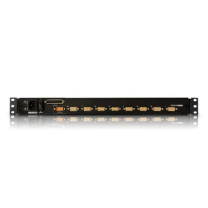Aten KVM Konzol LCD 19" + Switch, 8 port - CL5708N (CL5708N-ATA-AG)