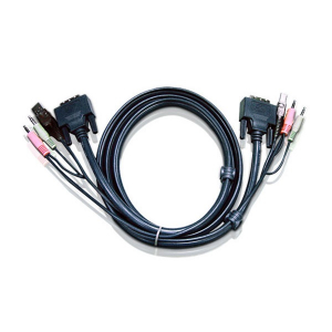 Aten KVM K&aacute;bel USB &eacute;s DVI Dual Link,   5m - (2L-7D05UD)