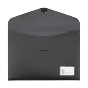 VIQUEL Irattart&oacute; tasak, A3, PP, b&uacute;jtat&oacute;s z&aacute;r&oacute;d&aacute;s,  "Creativ Gallery", fekete (IV564005)