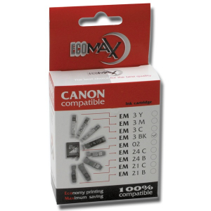 ECOMAX Tintapatron BCI-3Bk - EM3BK (EM-3BK)