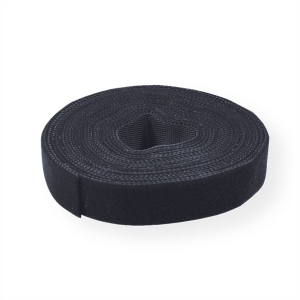 Value Kábelkötegelő szalag, fekete, 25m x 1 cm (25.99.5250-5)