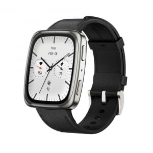 Amazfit Active 2 Square Premium NFC okosóra  fekete bőr (XMAMAACT2SQRBLT)