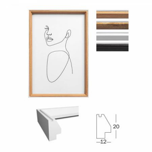 K&eacute;pkeret, fa, 10x15 cm, "Silhouette", b&uuml;kkfa (DKLS001)