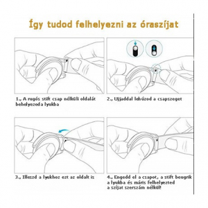 Mybandz SPORTOS SZILIKON &Oacute;RASZ&Iacute;J GALAXY WATCH 5-6-7 /HALV&Aacute;NY LILA-R&Eacute;S N&Eacute;LK&Uuml;L/ 20MM (40431)