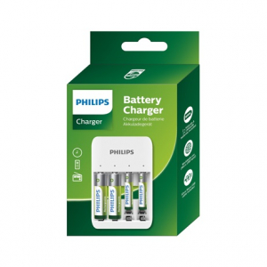 Philips ELEM T&Ouml;LTŐ AA/AAA  2db AAA 700mAh &eacute;s 2db AA 1300mAh (SCB4013NB/00)