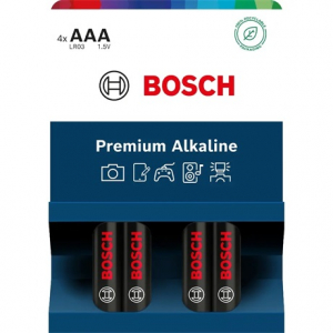 Bosch ELEM PREMIUM ALKALINE AAA 4-BLISZTER (LR03PA4B/00)