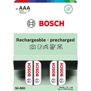 Bosch ELEM T&Ouml;LTHETŐ AAA 700mAh 4-BLISZTER (HR03B4P700/00)