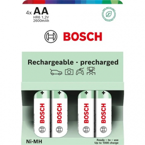 Bosch ELEM T&Ouml;LTHETŐ AA 2600mAh 4-BLISZTER (HR6B4P2600/00)