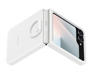 Samsung szilikon telefonv&eacute;dő (telefongyűrű) FEH&Eacute;R  Galaxy Z Flip6 (SM-F741) / Galaxy Z Flip7 FE (SM-F761) (EF-PF741TWEGWW)