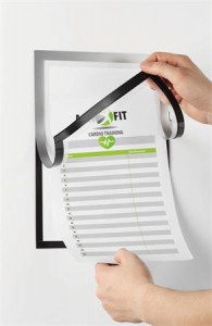 Durable Infokeret, A4, &ouml;ntapad&oacute;, jegyzetelhető,  DURAFRAME "NOTE", ez&uuml;st (DB499323)
