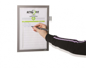 Durable Infokeret, A4, &ouml;ntapad&oacute;, jegyzetelhető,  DURAFRAME "NOTE", ez&uuml;st (DB499323)