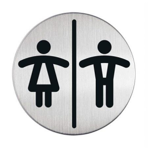 Durable Információs piktogram, öntapadó,  "Női-Férfi WC" (DB492023)