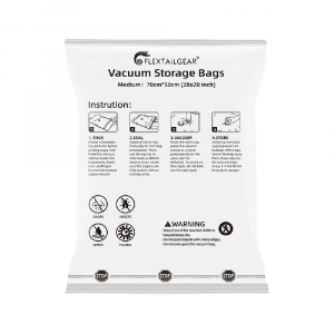 Flextail v&aacute;kuumzs&aacute;k szett &ndash; 4 db 40 &times; 60 cm-es &uacute;jrahaszn&aacute;lhat&oacute; t&aacute;rol&oacute;zs&aacute;k S m&eacute;ret (VBAGS-WT-I)