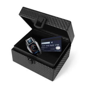 Tech-Protect Faraday-kalitka V3 kulcsnélküli RFID jelblokkoló doboz karbon