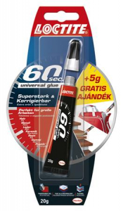 HENKEL Ragaszt&oacute;, &aacute;ltal&aacute;nos, 20 g,  "Loctite 60 sec." (IH2275650)