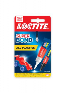 HENKEL Pillanatragaszt&oacute; g&eacute;l, 2 g + 4 ml,  "Loctite Super Bond Plastik" (IH2733065)