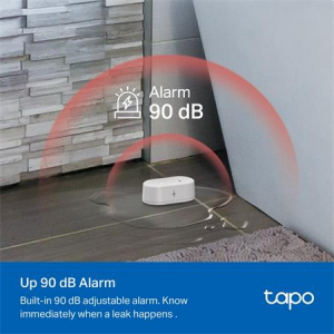 TP-Link Okos vízszivárgás érzékelő,  "Tapo T300", fehér (TLTAPOT300)