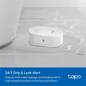 TP-Link Okos vízszivárgás érzékelő,  "Tapo T300", fehér (TLTAPOT300)