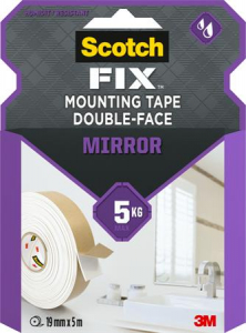 Scotch Tükörragasztó szalag, kétoldalas, 19 mm x 5 m,  "Mirror" (LP1950P)