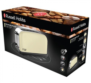 Russell Hobbs 21395-56 Colours Plus+ Krém hosszúszeletes kenyérpirító