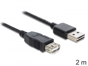 Delock 83371 Easy-USB 2.0 A apa --> USB 2.0 A anya hosszabbító kábel 2 m