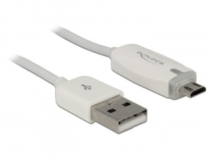 Delock 83604 USB 2.0-A male --> Micro USB-B male 1m kábel