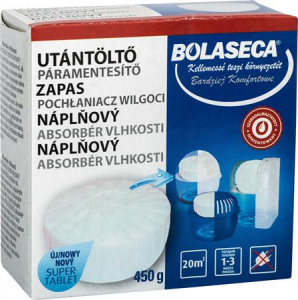 Bolaseca P&aacute;ramentes&iacute;tő ut&aacute;nt&ouml;ltő tabletta, 450 g, , neutr&aacute;l (KHT912)